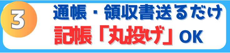 記帳丸投げOK