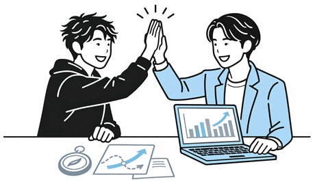 MONTH 6 報告が「楽しみ」に